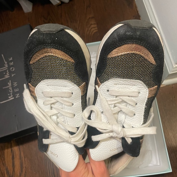 Canal St. Martin Sneakers Black and Gold - Picture 4 of 5